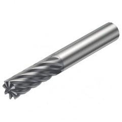 R215.3E-14030-AC26H 1610 14mm 14 FL Solid Carbide End Mill - Corner chamfer w/Cylindrical Shank - Caliber Tooling