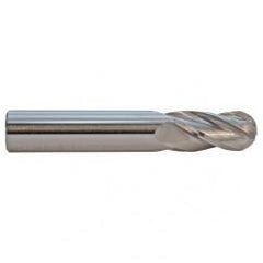 16mm TuffCut GP Standard Length 4 Fl Ball Nose TiN Coated Center Cutting End Mill - Caliber Tooling