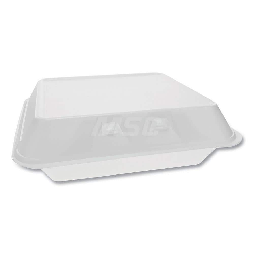 Food Containers; Container Type: Food Storage Container; Shape: Square; Overall Height: 3.25 in; Lid Type: Hinged Lid; Height (Decimal Inch): 3.25 in; Type: Food Storage Container