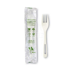 Paper & Plastic Cups, Plates, Bowls & Utensils; Flatware Type: Forks; Material: Plastic; Color: White; Overall Length: 6.30; Disposable: Disposable; Length (Decimal Inch): 6.3000