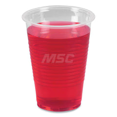 Paper & Plastic Cups, Plates, Bowls & Utensils; Cup Type: Cold; Material: Plastic; Color: Translucent; Capacity: 9.000; Capacity: 9.000 oz; For Beverage Type: Cold; Microwave-safe: No; Disposable: Yes