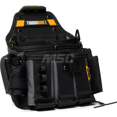 Tool Pouches & Holsters; Holder Type: Tool Pouch; Tool Type: Tool Belts & Accessories; Material: Polyester; Closure Type: Zipper; Color: Black; Number of Pockets: 11.000; Belt Included: No; Overall Depth: 5.91; Overall Height: 15.16; Insulated: No; Tether