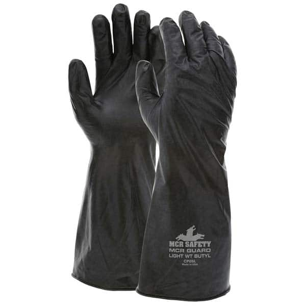 MCR Safety - Chemical Resistant Gloves Material: Butyl Numeric Size: 9 - Caliber Tooling