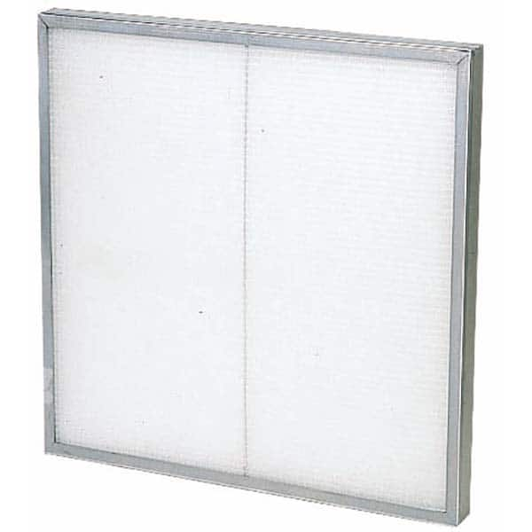 Pleated Air Filter: 16 x 16 x 1″, MERV 5, Washable Polypropylene, Steel Frame, 667 CFM