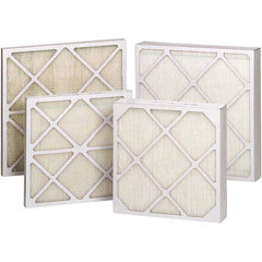 Pleated Air Filter: 16 x 25 x 4″, MERV 13, Mini-Pleat Synthetic, Beverage Board Frame, 1,736 CFM