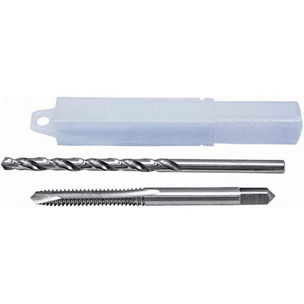 Cle-Line - Tap & Drill Sets Minimum Tap Thread Size (Inch): #10-24 Maximum Tap Thread Size (Inch): #10-24 - Caliber Tooling