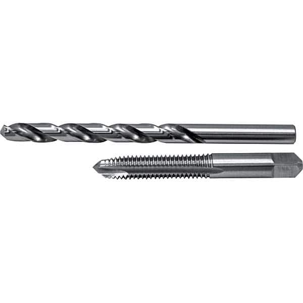 Cle-Line - Tap & Drill Sets Minimum Tap Thread Size (Inch): 3/8-16 Maximum Tap Thread Size (Inch): 3/8-16 - Caliber Tooling