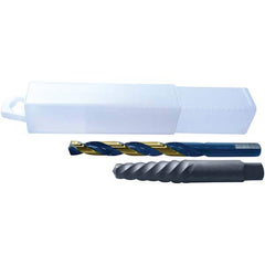 Screw Extractor & Drill: 2 Pc Includes Jobber Drill & Screw Extractor