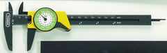 0 - 6'' Measuring Range (64ths / .01mm Grad.) - Plastic Dial Caliper - #142 - Caliber Tooling