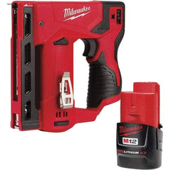 Milwaukee Tool - Staplers & Staple Guns Type: Crown Stapler Type of Power: Battery - Caliber Tooling