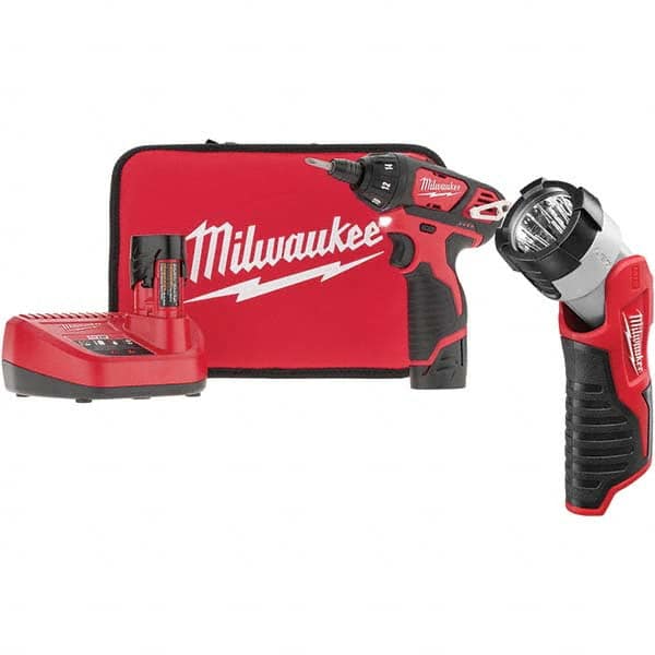 Milwaukee Tool - Cordless Screwdrivers Voltage: 12.0 Handle Type: Pistol Grip - Caliber Tooling