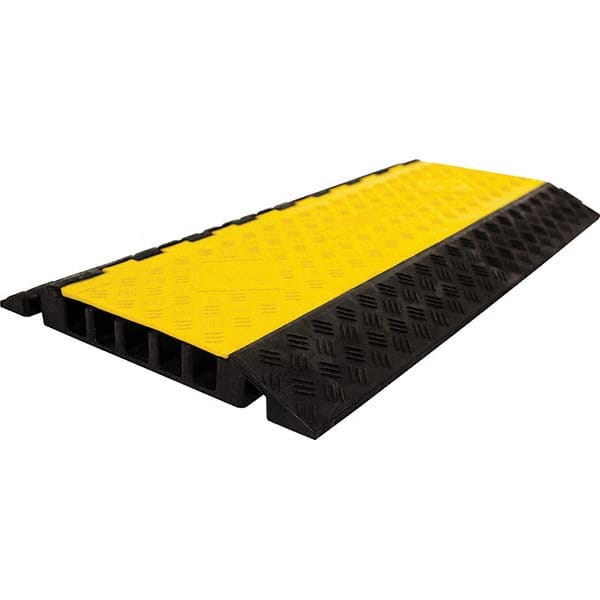 Powerhouse - On Floor Cable Covers Cover Material: Polyethylene Number of Channels: 5 - Caliber Tooling