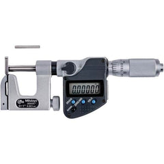 Mitutoyo - Electronic Outside Micrometers Type: Uni-Mike Minimum Measurement (Decimal Inch): 0.0000 - Caliber Tooling