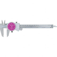 Mitutoyo - Dial Calipers Maximum Measurement (Inch): 6 Dial Graduation (Decimal Inch): 0.001 - Caliber Tooling