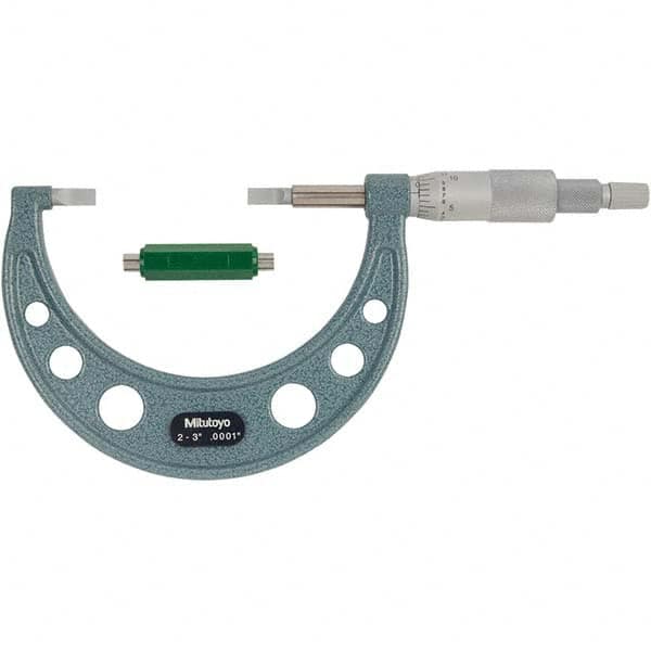 Mitutoyo - Blade Micrometers Operation Type: Mechanical Minimum Measurement (Decimal Inch): 2 - Caliber Tooling