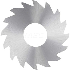 Slitting & Slotting Saw: 3″ Dia, 1/16″ Thick, 1″ Arbor Hole, 30 Teeth, Solid Carbide Bright/Uncoated