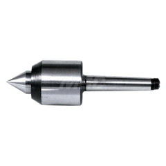 Live Center: Taper Shank, 1.536″ Head Length 200 lb Workpiece Weight, 6,000 Max RPM, Standard Point