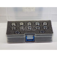 Collet Set: 12 Pc, Series ER16, 13/32″ Capacity