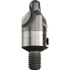 Adjustable-Stop Countersinks; Head Diameter (Inch): 0.0938; Included Angle: 130.00; Included Angle: 130.00; Countersink Material: Solid Carbide; Coated: Uncoated; Coating: Bright (Polished); Number of Flutes: 3; Countersink Finish/Coating: Bright (Polishe