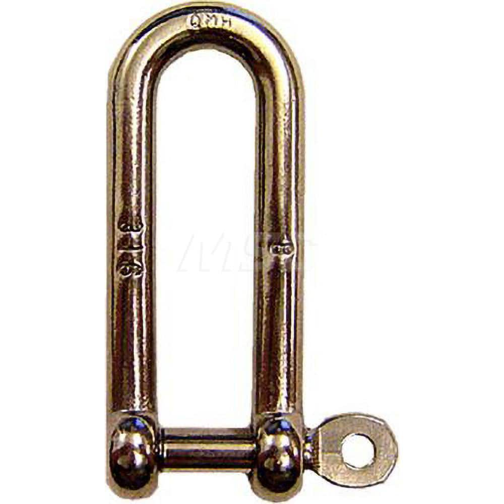 Shackle: Non-Removable Pin Stainless Steel, 5/16″ Pin Dia