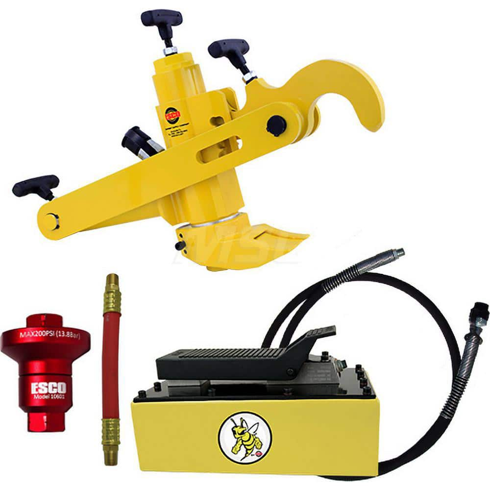 Tire Changers & Balancers; Type: Tire Bead Breaker; Includes: Coupler; 5 qt Hydraulic Pump; Hose; Air Reducer w/6″ Whip Hose; Bead Breaker; Cylinder Stroke Length (Inch): 4-1/4