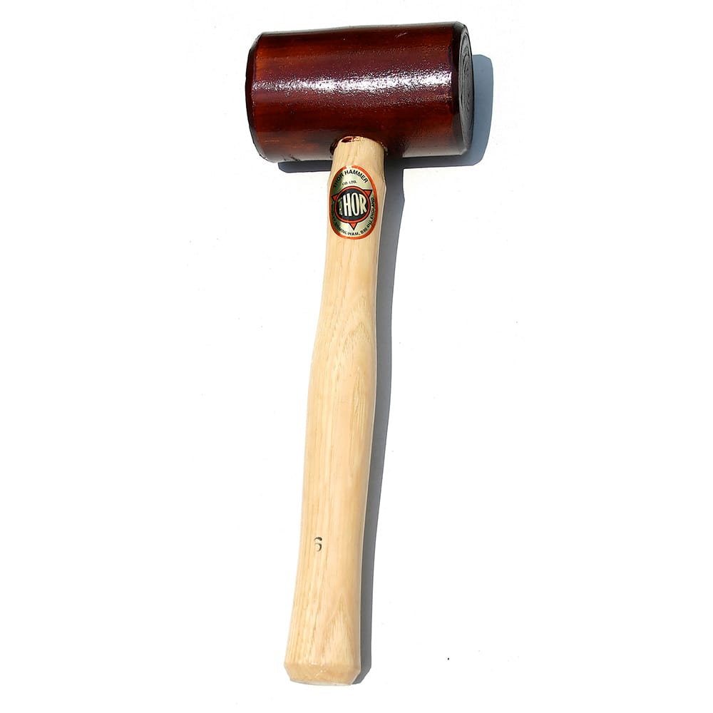 Osca - Non-Marring Hammers; Head Type: Cylindrical ; Head Material: Rawhide ; Handle Material: Wood ; Head Weight Range: 1 - 2.9 lbs. ; Face Diameter Range: 1" - Exact Industrial Supply