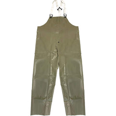 Louisiana Professional Wear - Rain & Chemical Wear; Garment Style: Bib Overall; Suspenders ; Garment Type: Chemical Resistant; Flame Resistant; Waterproof; Rain ; Material: Neoprene/Nylon ; Size: Small ; Color: Olive Dab Green ; Certification Type: ASTM - Exact Industrial Supply