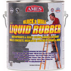 Ames - Block & Wall 1 Gal White Liquid Rubber Waterproofer - Exact Industrial Supply