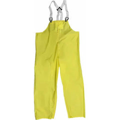 Louisiana Professional Wear - Rain & Chemical Wear; Garment Style: Bib Overall; Suspenders ; Garment Type: Flame Resistant; Waterproof; Rain ; Material: Nylon/Polyurethane ; Size: Large ; Color: Lemon Yellow ; Certification Type: ASTM D6413 - Exact Industrial Supply