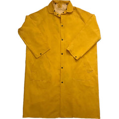 Louisiana Professional Wear - Rain & Chemical Wear; Garment Style: Coat ; Garment Type: Rain; Waterproof ; Material: .35mm PVC/Polyester ; Size: 4X-Large ; Color: Spanish Yellow ; Certification Type: NonHazardous Protection - Exact Industrial Supply