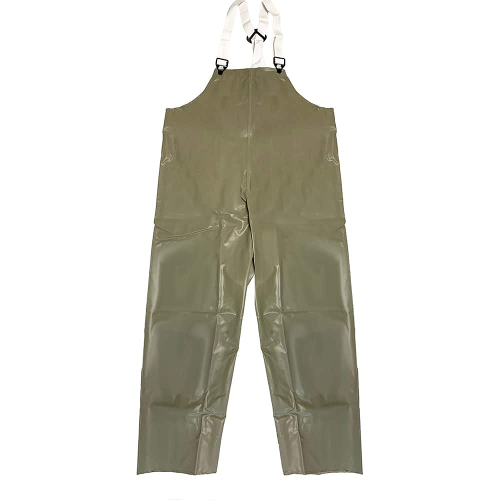 Louisiana Professional Wear - Rain & Chemical Wear; Garment Style: Bib Overall; Suspenders ; Garment Type: Chemical Resistant; Flame Resistant; Waterproof; Rain ; Material: Neoprene/Nylon ; Size: X-Large ; Color: Olive Dab Green ; Certification Type: AST - Exact Industrial Supply