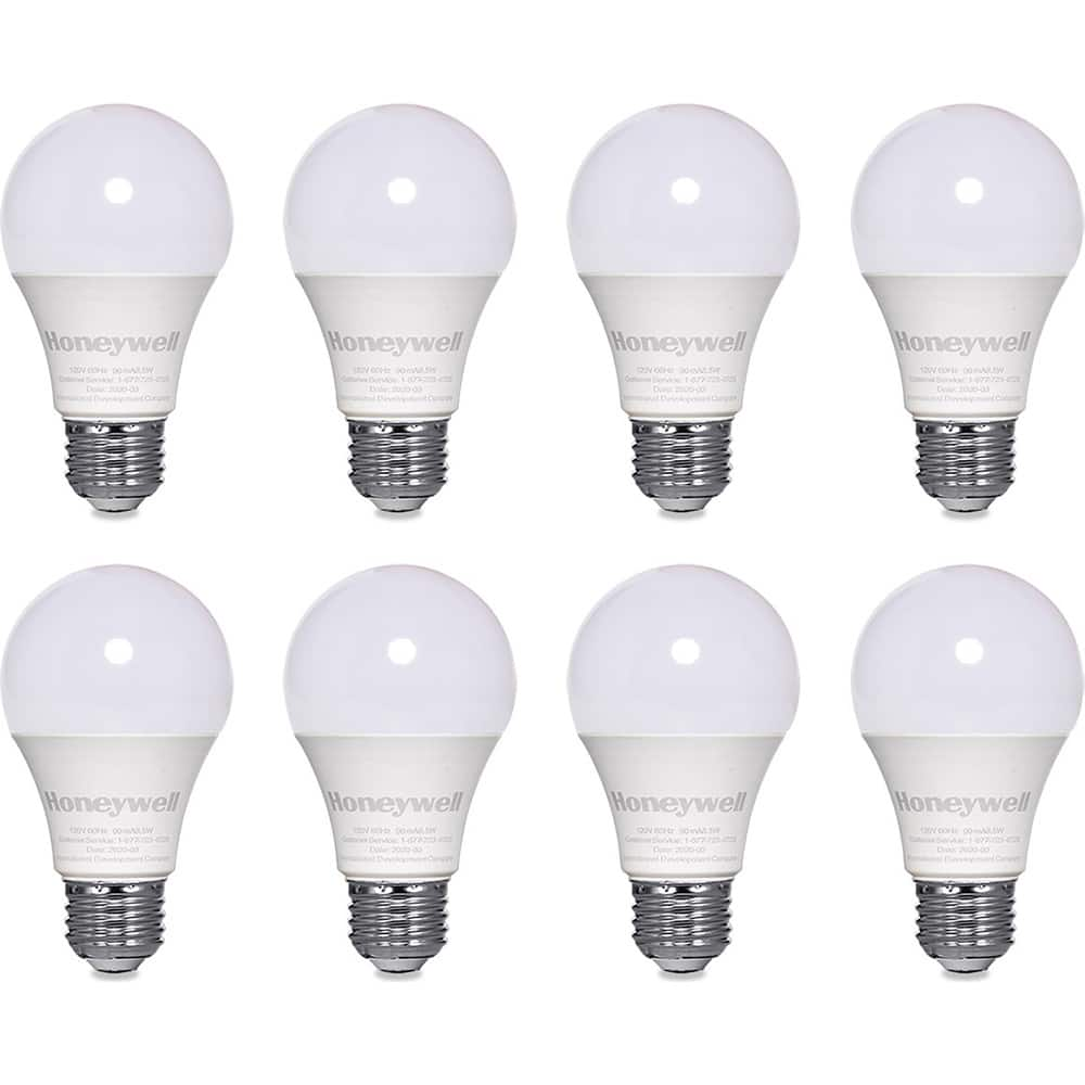 Honeywell - Lamps & Light Bulbs; Lamp Technology: LED ; Lamps Style: Commercial/Industrial ; Lamp Type: A19 ; Wattage Equivalent Range: 60-74 ; Actual Wattage: 8.50 ; Base Style: E26 - Exact Industrial Supply