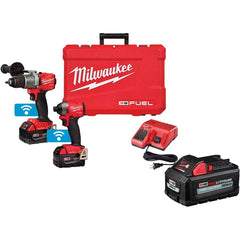 Milwaukee Tool - Cordless Tool Combination Kits Voltage: 18 Tools: 1/2" Drill/Driver; 1/4" Impact Driver - Caliber Tooling