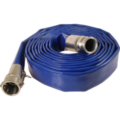 Kuriyama of America - Water & Discharge Hose; Inside Diameter (Inch): 2 ; Outside Diameter (Decimal Inch): 2.2090 ; Outside Diameter (Inch): 2-7/32 ; Color: Blue ; Working Pressure (psi): 240.000 ; Length (Feet): 50 - Exact Industrial Supply