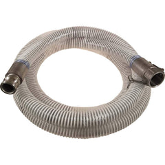 Kuriyama of America - Food & Beverage Hose; Inside Diameter (Inch): 2.5 ; Outside Diameter (Decimal Inch): 2.9900 ; Length (Feet): 5 ; Bend Radius (Inch): 5 ; Maximum Working Pressure (psi): 40.000 ; Vacuum Rating: 28 In. Hg; 24 In. Hg - Exact Industrial Supply