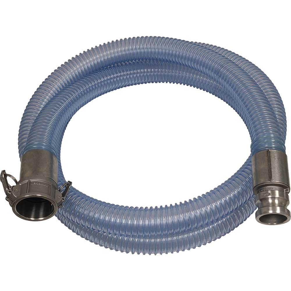 Kuriyama of America - Food & Beverage Hose; Inside Diameter (Inch): 3 ; Outside Diameter (Decimal Inch): 3.6400 ; Length (Feet): 20 ; Bend Radius (Inch): 6 ; Maximum Working Pressure (psi): 40.000 ; Vacuum Rating: 28 In. Hg; 24 In. Hg - Exact Industrial Supply