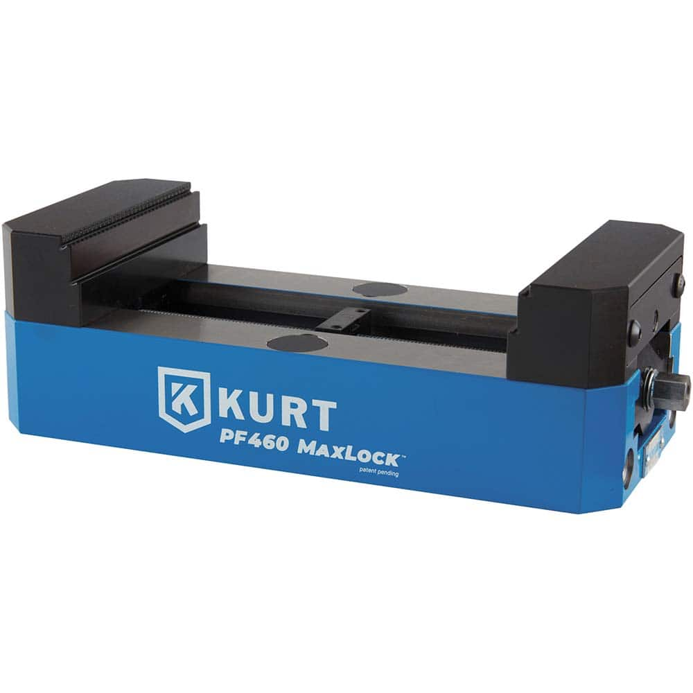 Kurt - Modular Vises & Components; System Compatibility: 5 Axis Workholding Systems ; Product Type: Serrated Vise ; Jaw Width (Inch): 4 ; Jaw Width (Decimal Inch): 4 ; Jaw Height (Inch): 1-1/4 ; Jaw Height (Decimal Inch): 1.2500 - Exact Industrial Supply