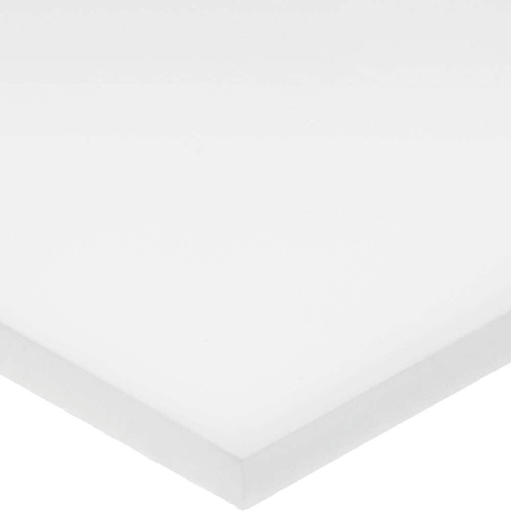 Plastic Sheet: Acetal, 1-3/4″ Thick, White, 8,500 psi Tensile Strength Rockwell M-90