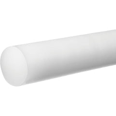 Plastic Rod: Acetal, 6' Long, 2-3/4″ Dia, White