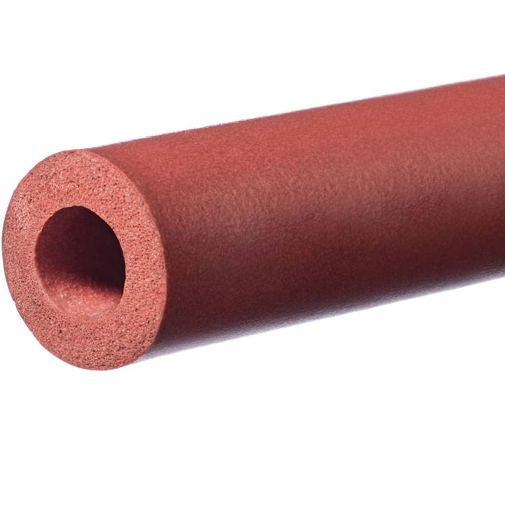 USA Sealing - Rubber & Foam Cylinders; Material: Silicone ; Outside Diameter (Inch): 7/8 ; Inside Diameter (Inch): 3/8 ; Length (Inch): 120 ; Tensile Strength (psi): 200.00 ; Color: Red - Exact Industrial Supply