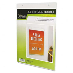 NuDell - Display & Organizer Accessories Type: Sign Holder For Use With: Signs - Caliber Tooling