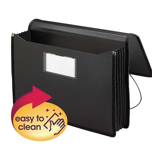 SMEAD - File Folders, Expansion Folders & Hanging Files Folder/File Type: Expanding Wallet Color: Black - Caliber Tooling