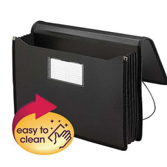 SMEAD - File Folders, Expansion Folders & Hanging Files Folder/File Type: Expanding Wallet Color: Black - Caliber Tooling