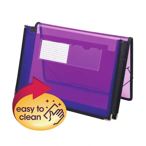 SMEAD - File Folders, Expansion Folders & Hanging Files Folder/File Type: Expanding Wallet Color: Purple - Caliber Tooling