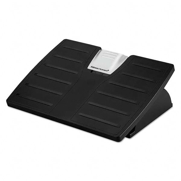 FELLOWES - Foot Rests Position Type: Adjustable Footrest Color: Black/Silver - Caliber Tooling