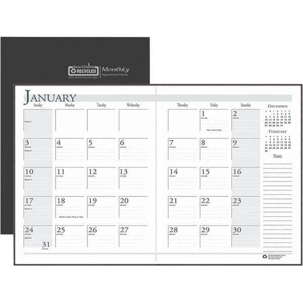 House of Doolittle - Note Pads, Writing Pads & Notebooks Writing Pads & Notebook Type: Monthly Planner Size: 11 x 8-1/2 - Caliber Tooling