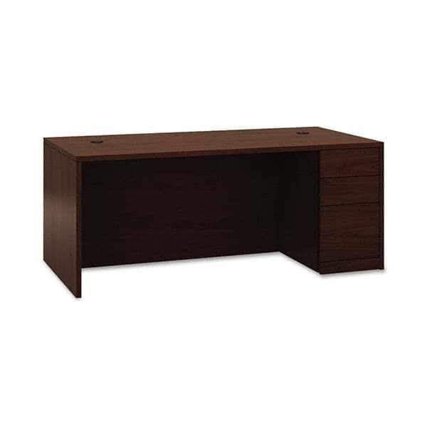 Hon - Office Desks Type: Single Pedestal w/Right Hand Return Center Draw: No - Caliber Tooling