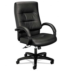 Hon - 47-1/4" High Executive High Back Leather Chair - Caliber Tooling