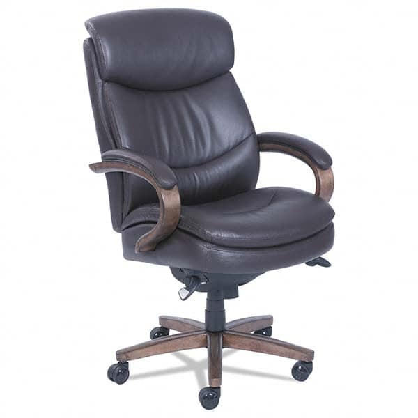 La-Z-Boy - 47" High Executive High Back Leather Chair - Caliber Tooling