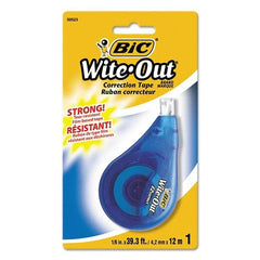 Bic - Correction Fluid & Tape Type: Correction Tape Non-Refillable Tape Size: 1/6 x 472" - Caliber Tooling